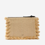 POCHETTE IN RAFIA CON LOGO 106718 A39YHZ3Q PINKO 