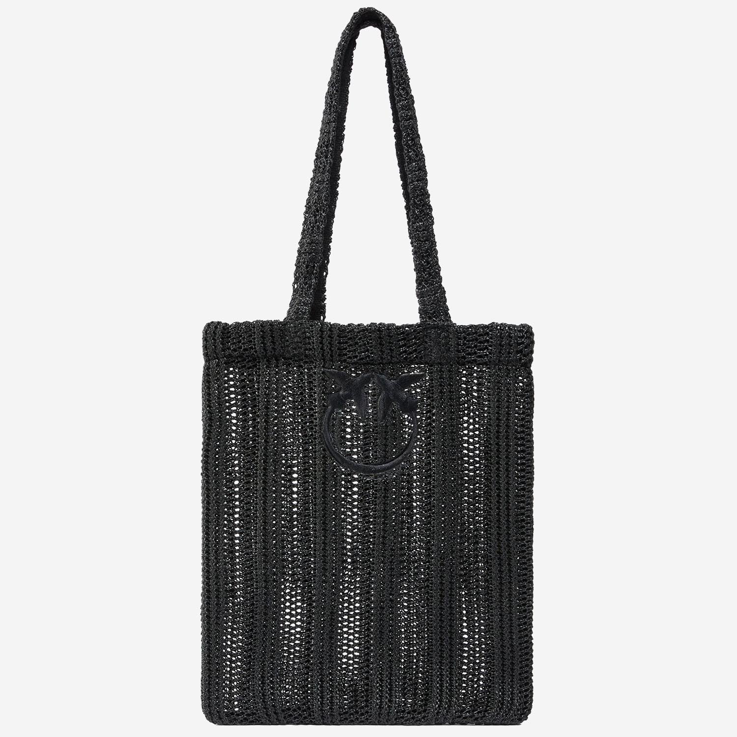 BORSA SHOPPING EASY IN RAFIA 106728 A39YZ99 PINKO 