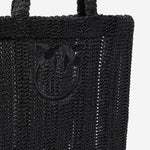 BORSA SHOPPING EASY IN RAFIA 106728 A39YZ99 PINKO 