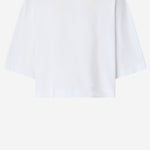 T-SHIRT CROPPED CON RICAMO LOVE BIRDS 106814 A3AMZZ1 PINKO 