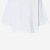 T-SHIRT CROPPED CON RICAMO LOVE BIRDS 106814 A3AMZZ1 PINKO 