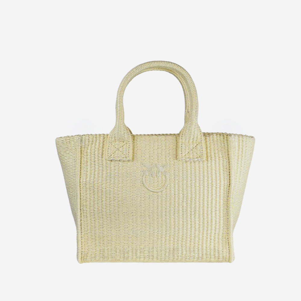 BORSA SHOPPING IN RAFIA 106832 A39YC39 PINKO 