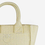 BORSA SHOPPING IN RAFIA 106832 A39YC39 PINKO 