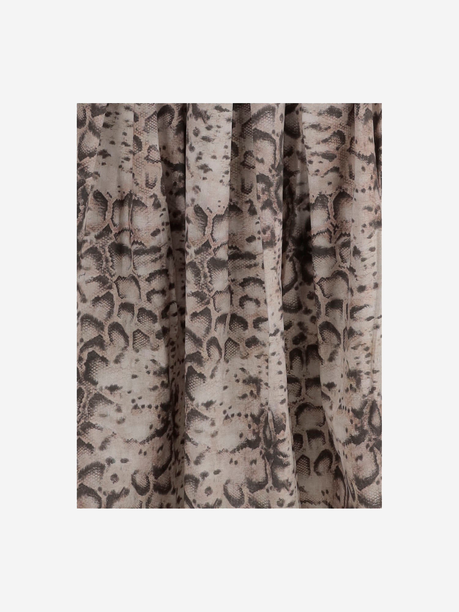 Abito in cotone con motivo animalier 106850 A3B1CZ9 PINKO 