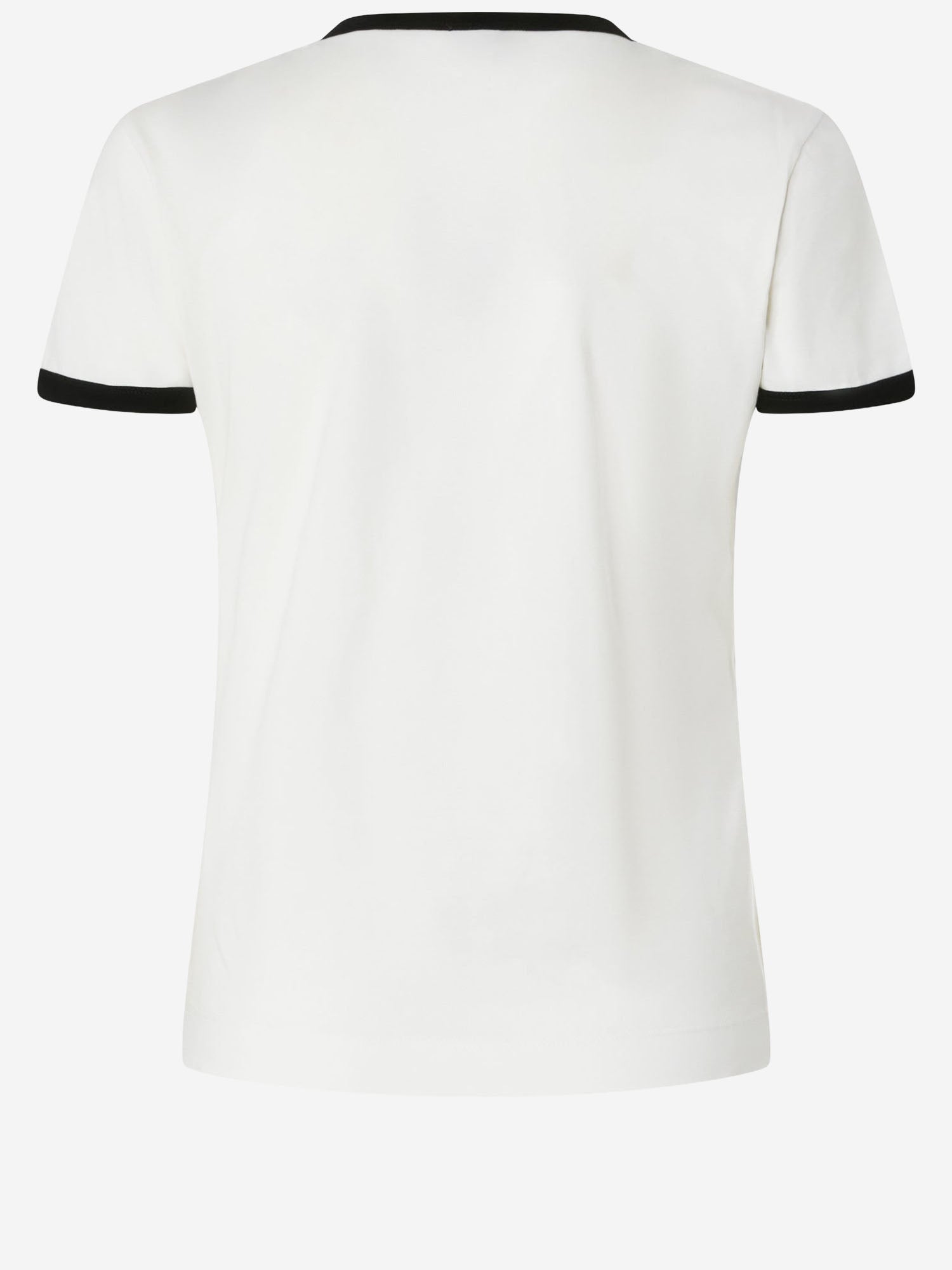 T-SHIRT IN COTONE CON STAMPA LOGO 106902 A3C2ZZ1 PINKO 