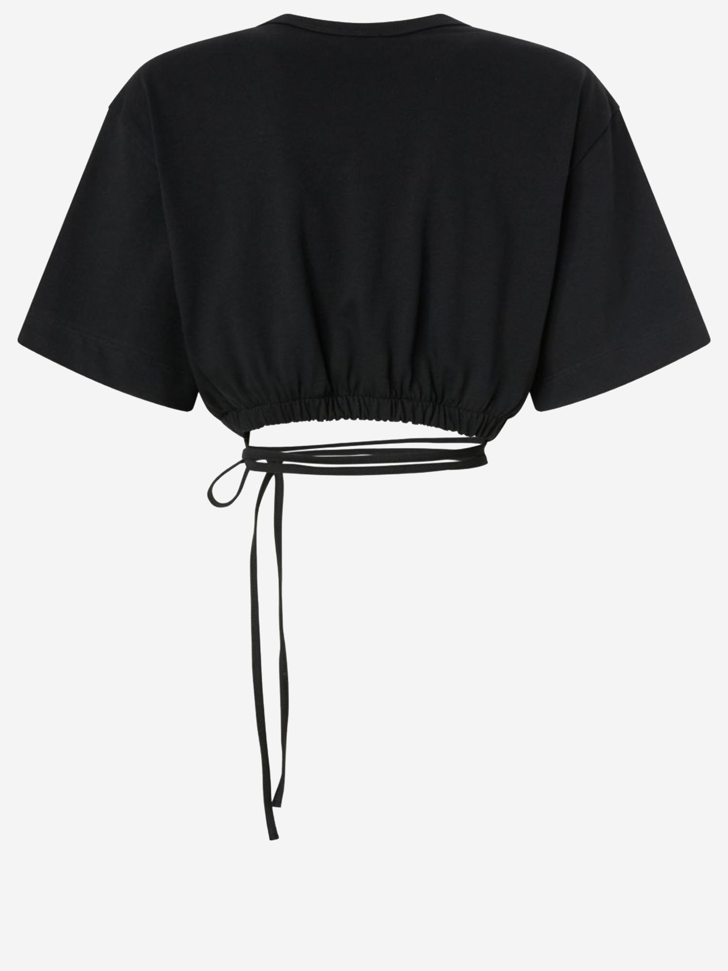 TOP IN COTONE CON COULISSE REGOLABILE 106907 A3ARZ99 PINKO 