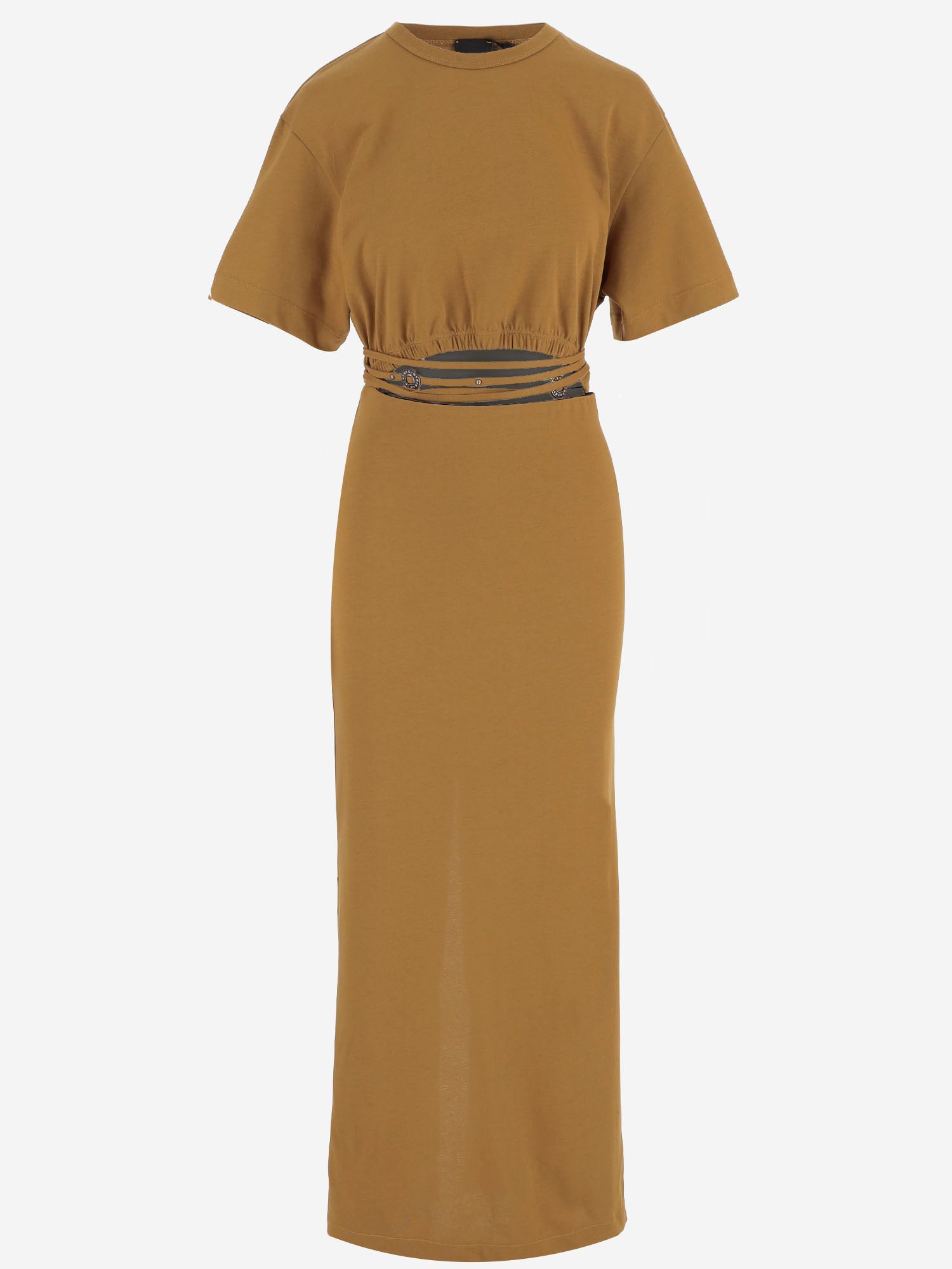 ABITO IN COTONE CON DETTAGLIO CUT-OUT 106908 A3ARL25 PINKO 