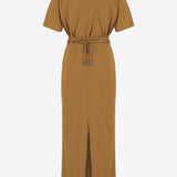 ABITO IN COTONE CON DETTAGLIO CUT-OUT 106908 A3ARL25 PINKO 