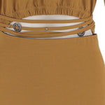 ABITO IN COTONE CON DETTAGLIO CUT-OUT 106908 A3ARL25 PINKO 