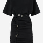 ABITO IN COTONE CON CINTURA 106909 A3ARZ99 PINKO 