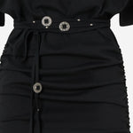 ABITO IN COTONE CON CINTURA 106909 A3ARZ99 PINKO 