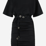 ABITO IN COTONE CON CINTURA 106909 A3ARZ99 PINKO 