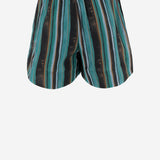 PANTALONI CORTI IN COTONE CON MOTIVO A RIGHE 106991 A3CHSD3 PINKO 