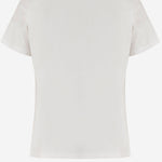 T-shirt in cotone con logo 107094 A3C7ZR2 PINKO 