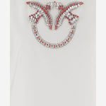 T-shirt in cotone con logo 107094 A3C7ZR2 PINKO 