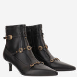 STIVALETTI GLORIA IN MISTO PELLE CON CINTURINI DECORATIVI SD0493 P003Z99 PINKO 