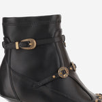 STIVALETTI GLORIA IN MISTO PELLE CON CINTURINI DECORATIVI SD0493 P003Z99 PINKO 