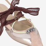BALLERINE SLINGBACK CON LACCI SD0547 P003W4E PINKO 