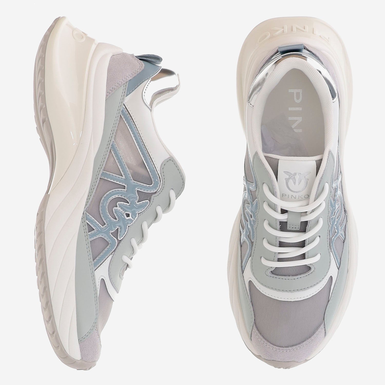 SNEAKERS ARIEL IN MISTO PELLE CON LOGO SS0135 P142Z90 PINKO 