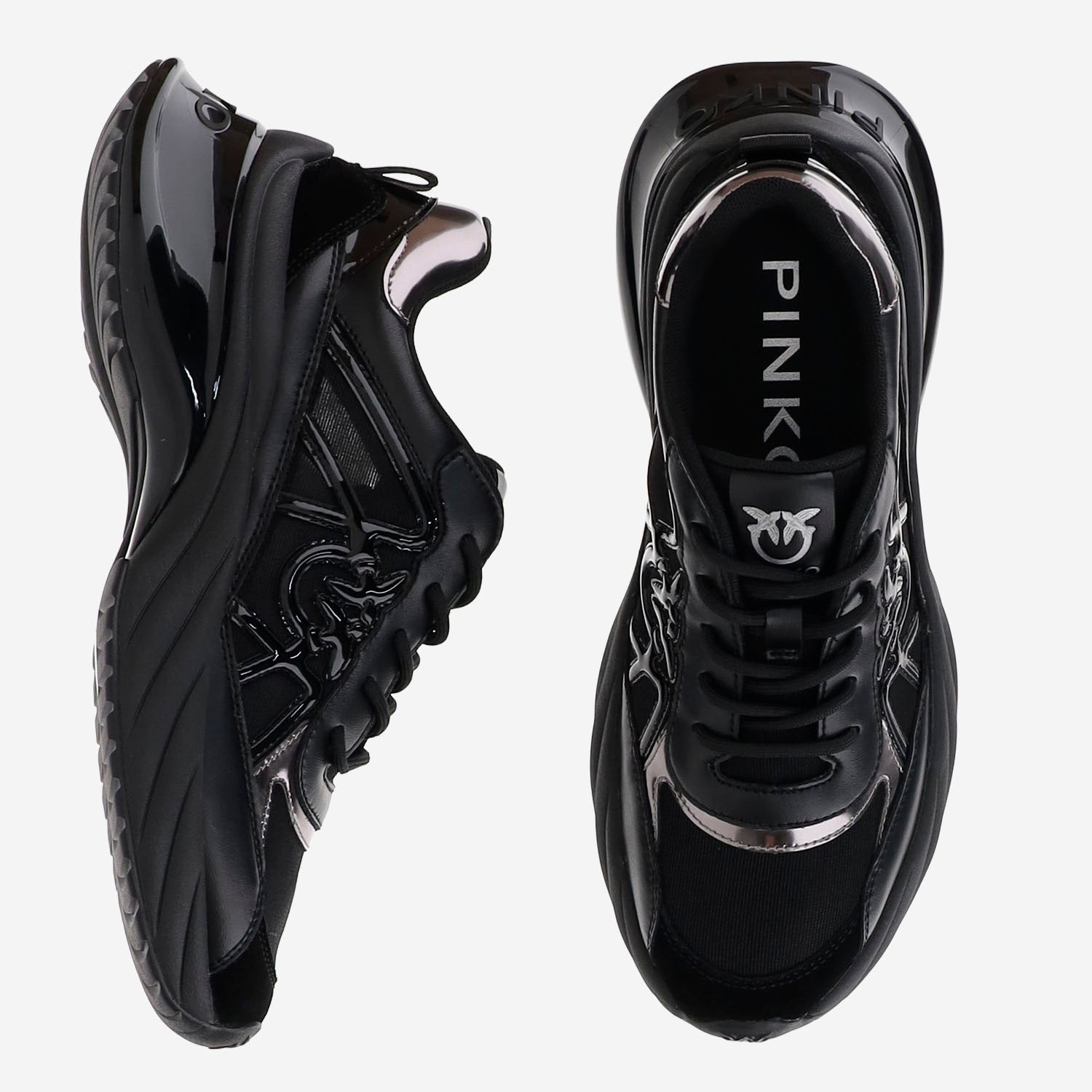 SNEAKERS ARIEL IN MISTO PELLE CON LOGO SS0135 P142Z99 PINKO 