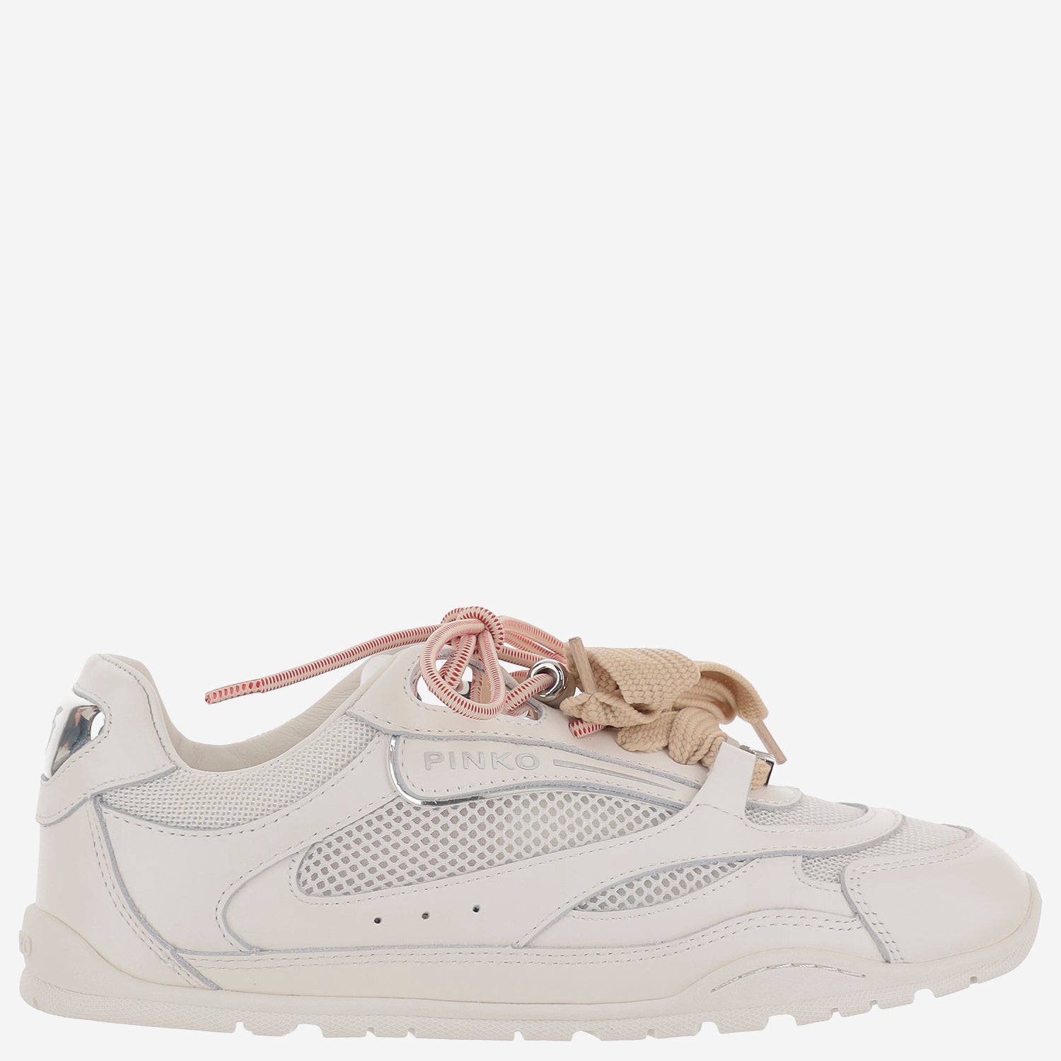 SNEAKERS YULIA IN PELLE E MESH CON LACCI BICOLORE SS0185 P132Z1B PINKO 