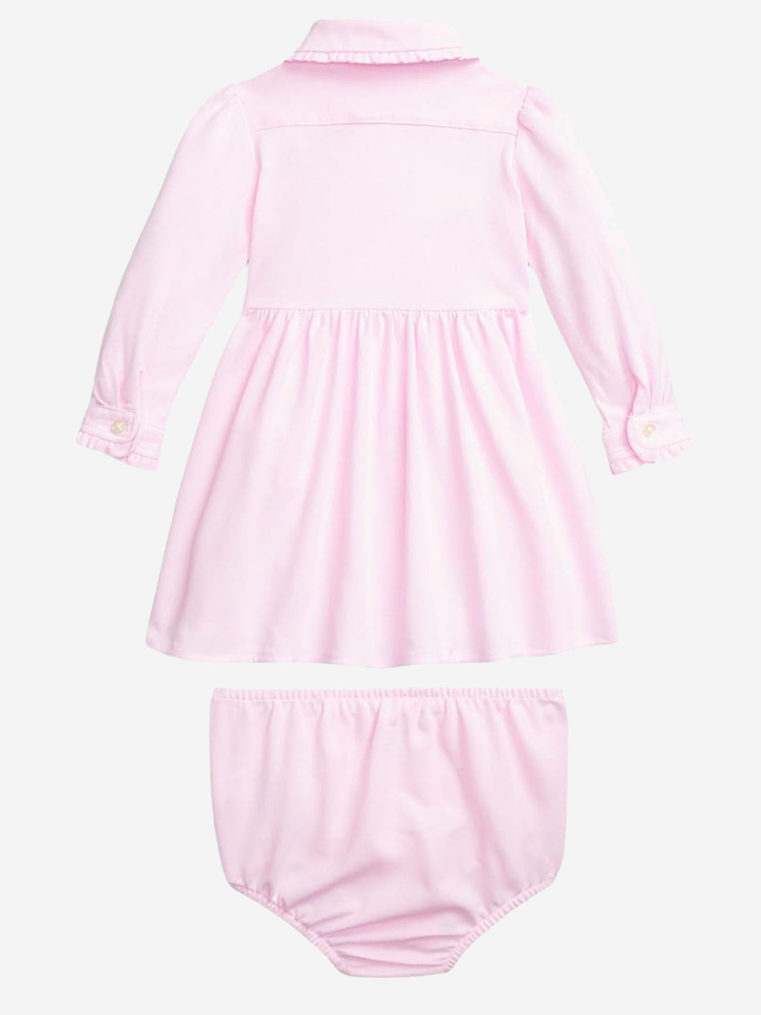 SET IN COTONE CON LOGO 310877763002 CARMEL PINK POLO RALPH LAUREN KIDS 