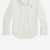 CAMICIA IN COTONE CON VOLANT 312929954 004 POLO RALPH LAUREN KIDS 