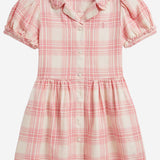 Abito in cotone e lino 312A11968 001 POLO RALPH LAUREN KIDS 