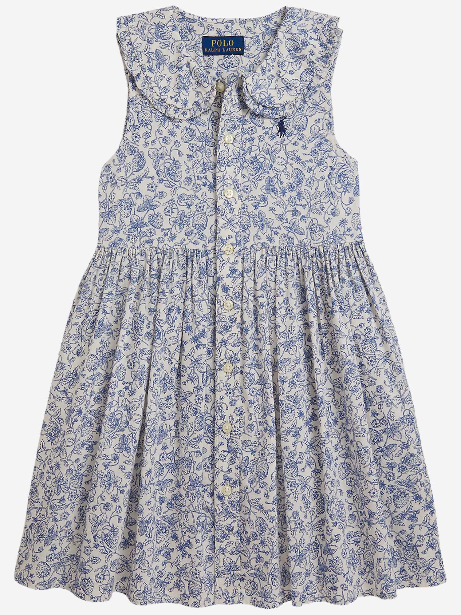Abito fantasia in cotone 312A12036 001 POLO RALPH LAUREN KIDS 