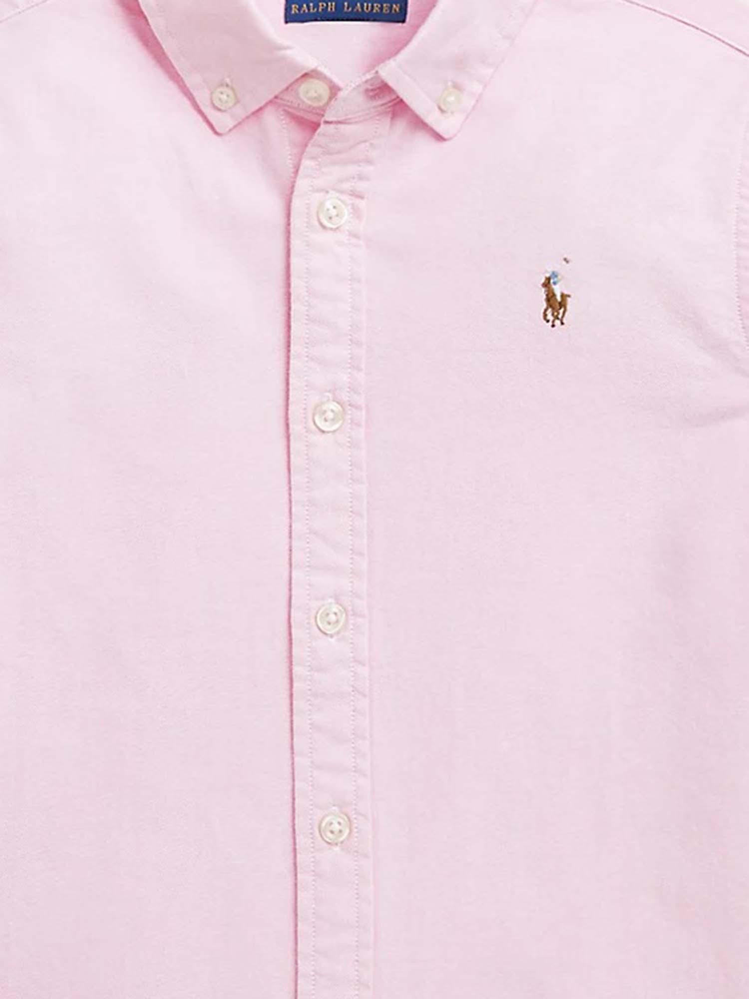 CAMICIA IN COTONE CON LOGO 313929954 002 POLO RALPH LAUREN KIDS 