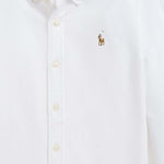 CAMICIA IN COTONE CON LOGO 313929954 004 POLO RALPH LAUREN KIDS 