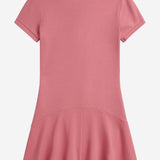 Abito in cotone stretch con logo 313934962 503 POLO RALPH LAUREN KIDS 