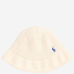 Beanie in cotone con logo 313A11249 003 POLO RALPH LAUREN KIDS 
