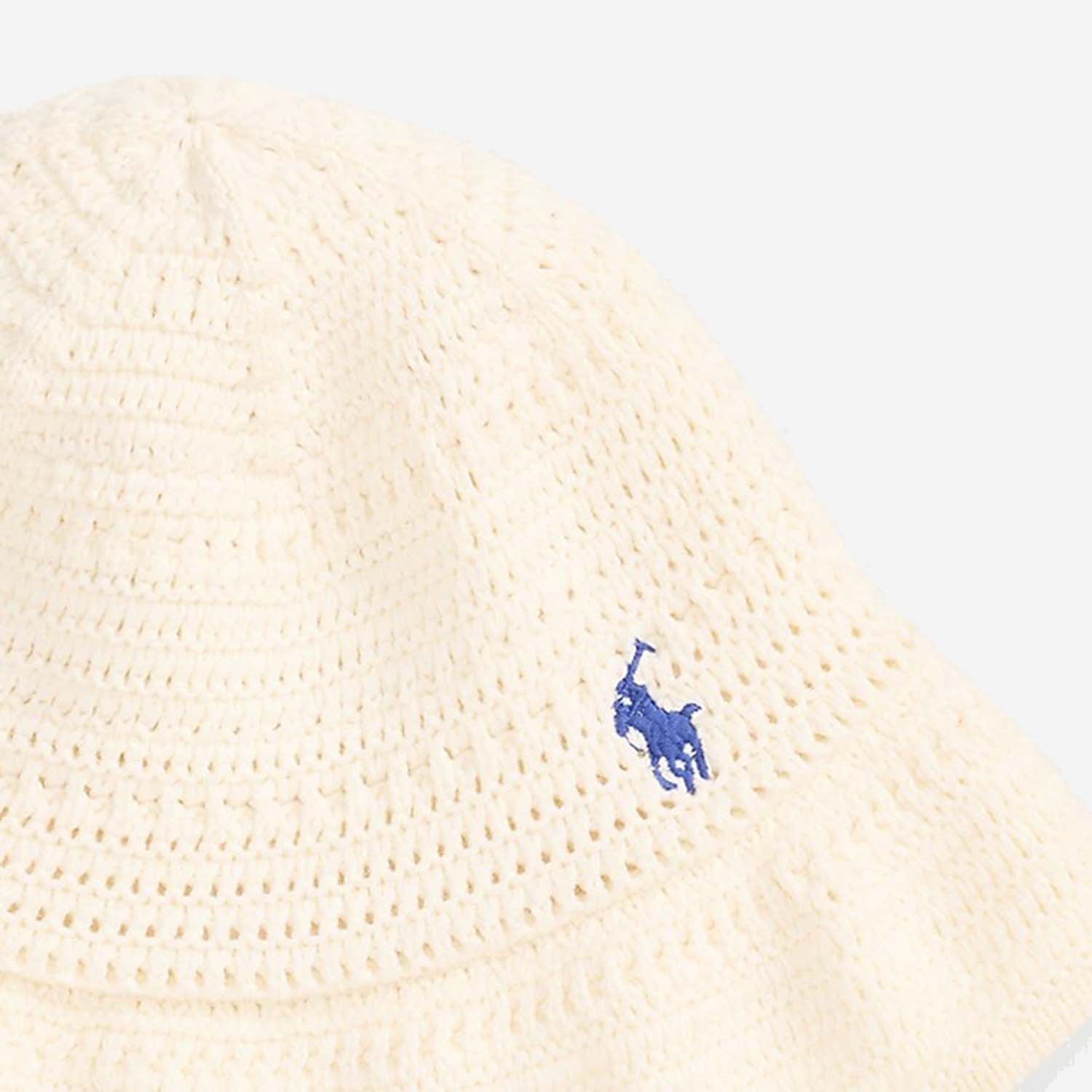 Beanie in cotone con logo 313A11249 003 POLO RALPH LAUREN KIDS 