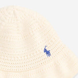 Beanie in cotone con logo 313A11249 003 POLO RALPH LAUREN KIDS 