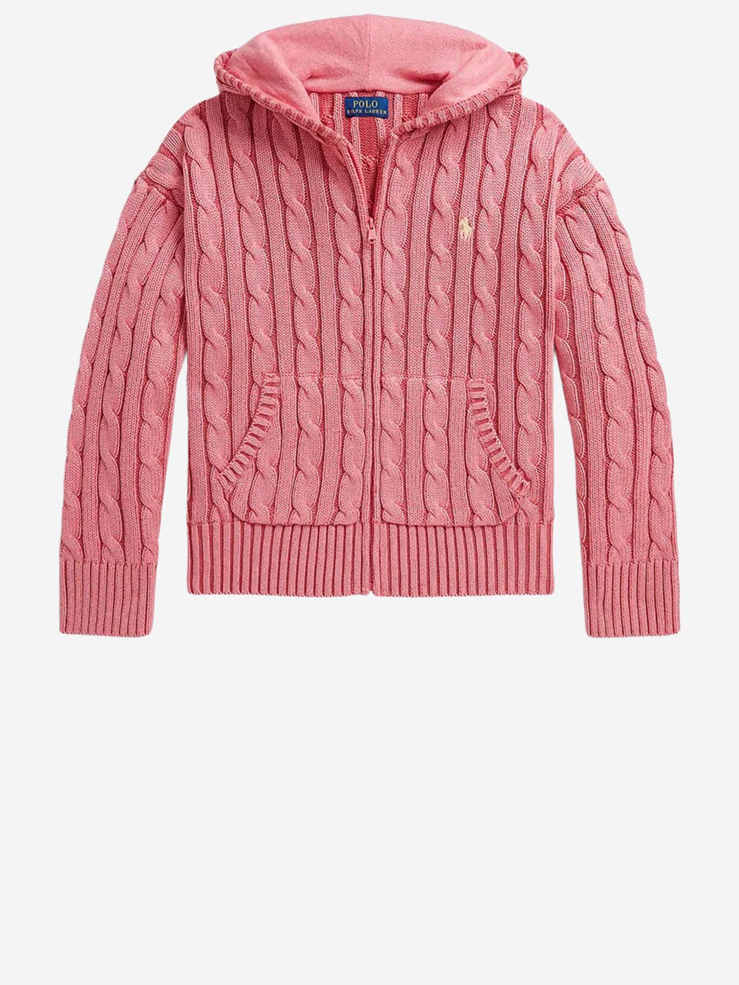 FELPA IN COTONE CON LOGO 313A11275 001 POLO RALPH LAUREN KIDS 