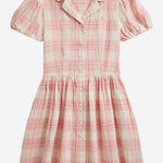 ABITO IN LINO E COTONE A QUADRI 313A11980 001 POLO RALPH LAUREN KIDS 