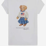 T-SHIRT POLO BEAR IN COTONE 313A98403 001 POLO RALPH LAUREN KIDS 