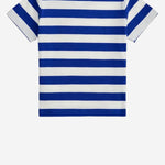 T-SHIRT IN COTONE CON LOGO 320A95723001 NEW SAPHIRE/WHITE POLO RALPH LAUREN KIDS 