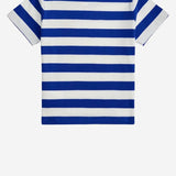 T-SHIRT IN COTONE CON LOGO 320A95723001 NEW SAPHIRE/WHITE POLO RALPH LAUREN KIDS 