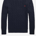 MAGLIONE IN COTONE CON LOGO 323702674 060 POLO RALPH LAUREN KIDS 