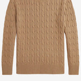 MAGLIONE IN COTONE CON LOGO 323702674 507 POLO RALPH LAUREN KIDS 