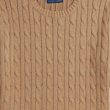 MAGLIONE IN COTONE CON LOGO 323702674 507 POLO RALPH LAUREN KIDS 