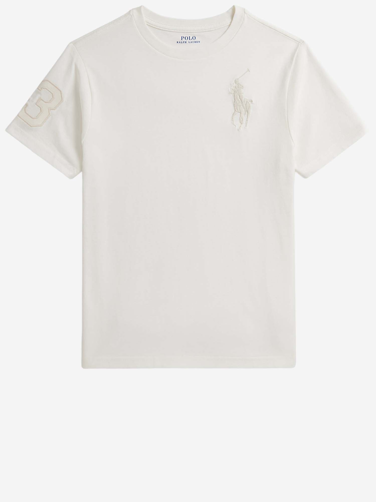 T-SHIRT BIG PONY IN COTONE CON LOGO 323832907 505 POLO RALPH LAUREN KIDS 