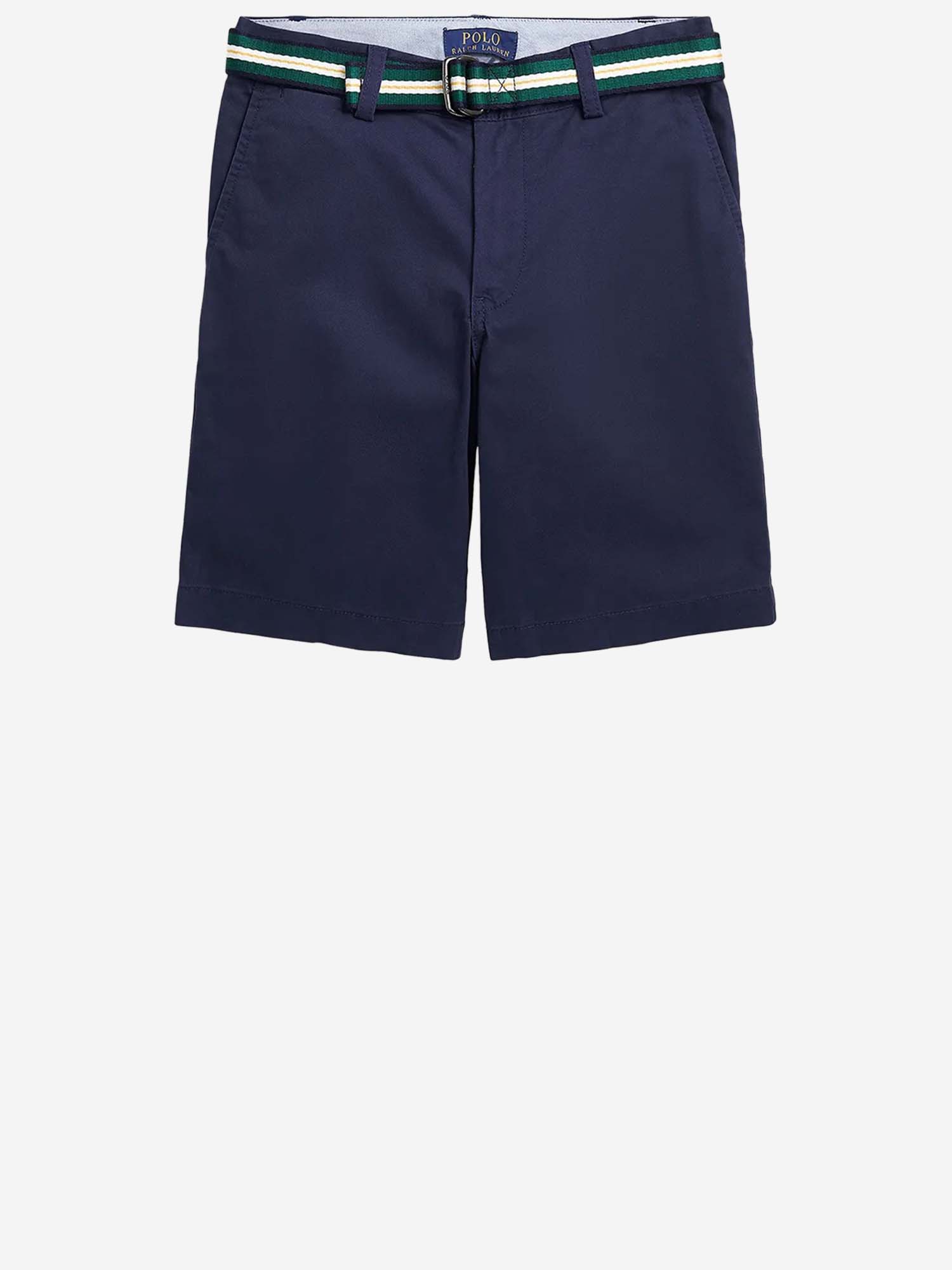 PANTALONI CORTI IN COTONE STRETCH 323863960 003 POLO RALPH LAUREN KIDS 