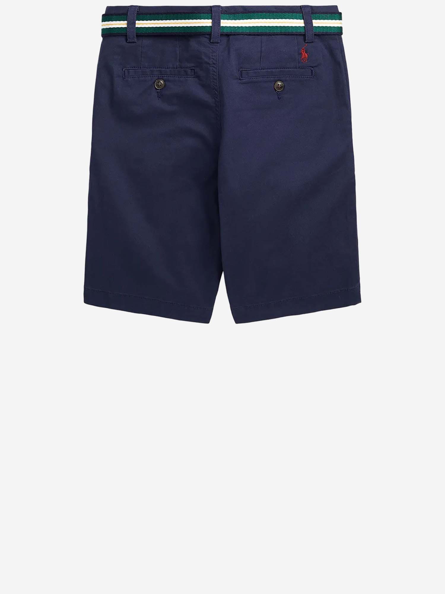 PANTALONI CORTI IN COTONE STRETCH 323863960 003 POLO RALPH LAUREN KIDS 