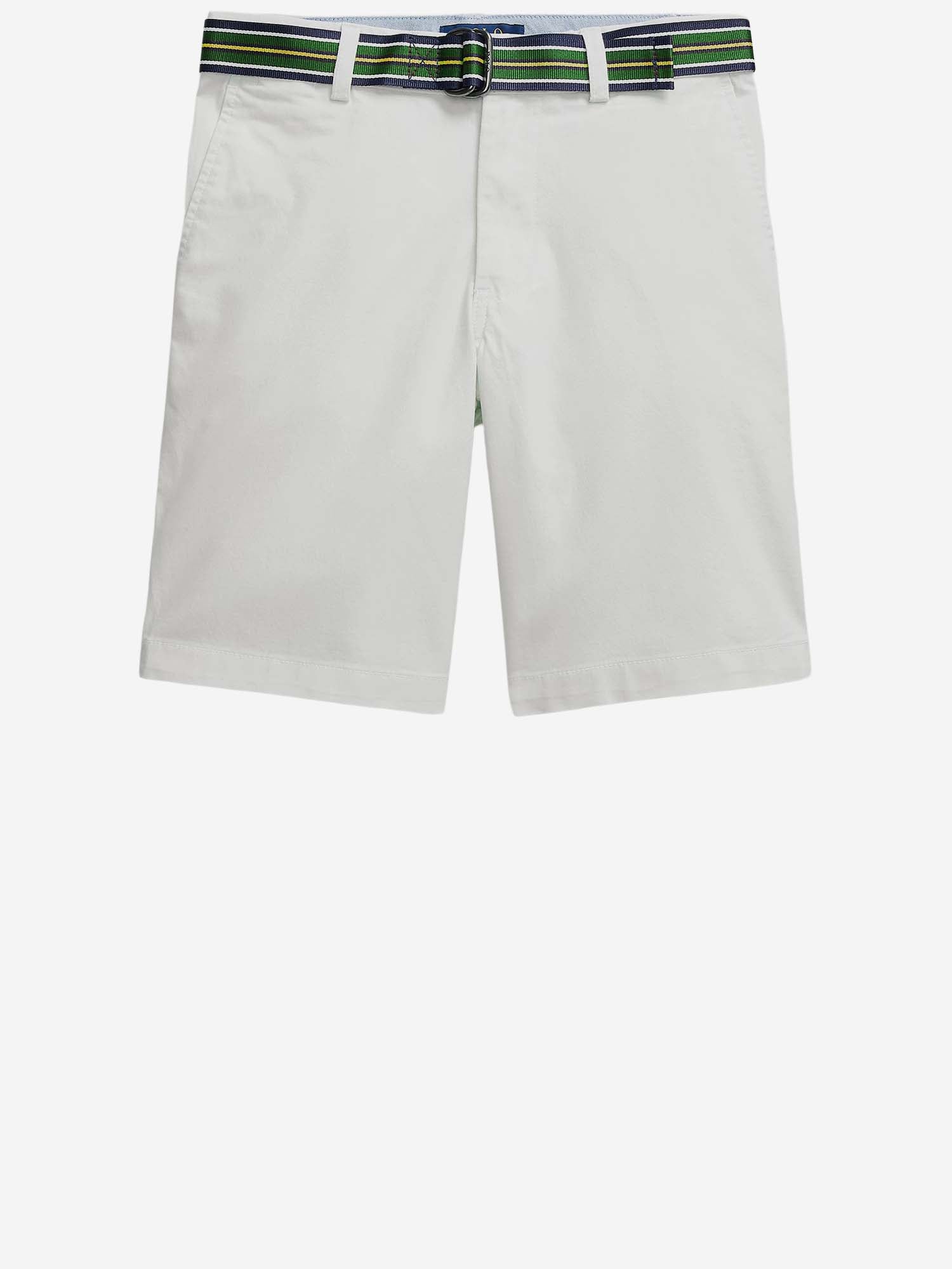 PANTALONI CORTI IN COTONE STRETCH 323863960 013 POLO RALPH LAUREN KIDS 