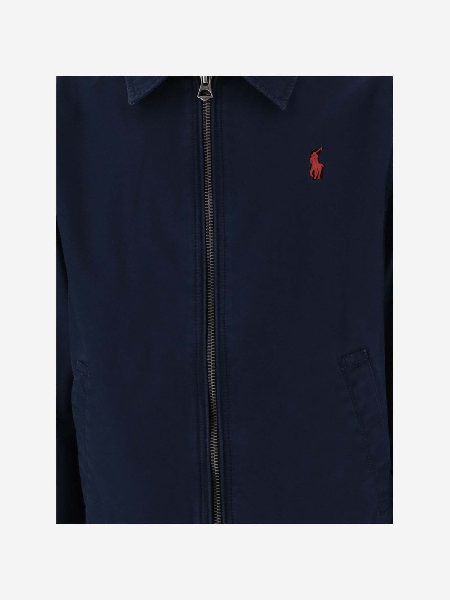 GIACCA IN COTONE CON LOGO 323934661 002 POLO RALPH LAUREN KIDS 