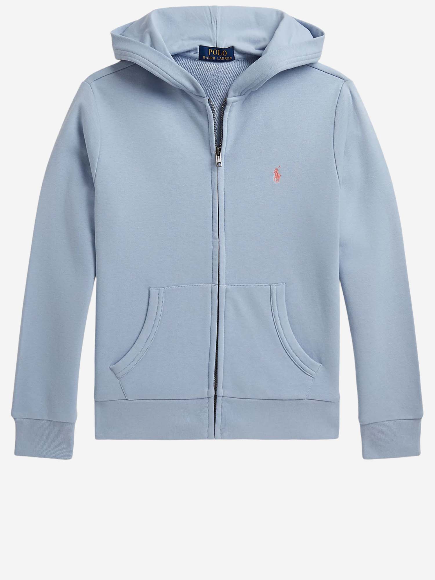 FELPA IN MISTO COTONE CON LOGO 323964134 503 POLO RALPH LAUREN KIDS 