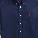CAMICIA IN LINO CON LOGO 323967600 004 POLO RALPH LAUREN KIDS 